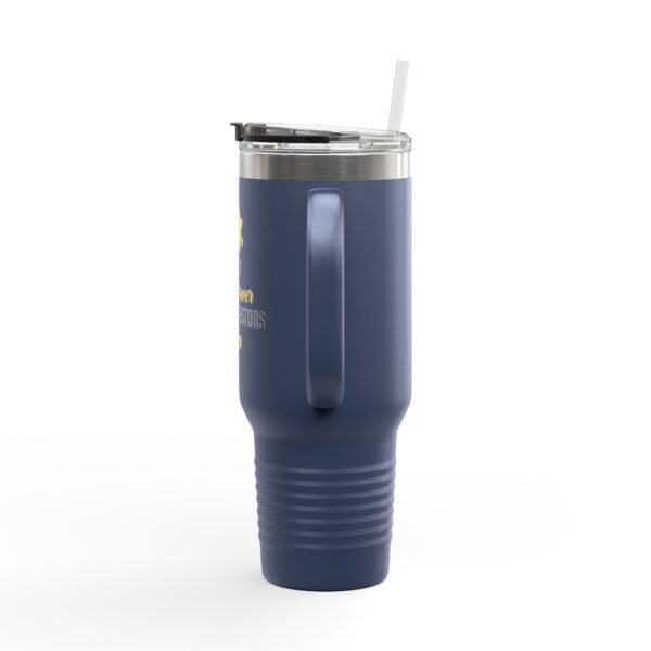 Inspirational Insulated Travel Mug - 40oz, "I Am The Answer To My Ancestors’ Aura" - Image 3