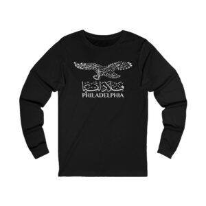 Philadelphia Arabic Calligraphy Eagle  Long Sleeve Tee