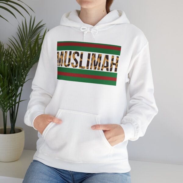 Muslimah Leopard Black Hooded Sweatshirt - Image 3