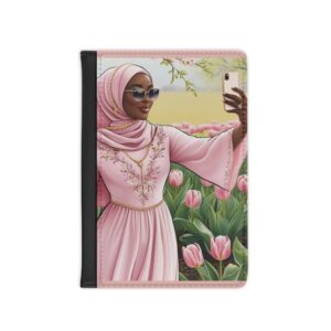 Tulips in Bloom Passport Cover  Rose Pink Travel in Style