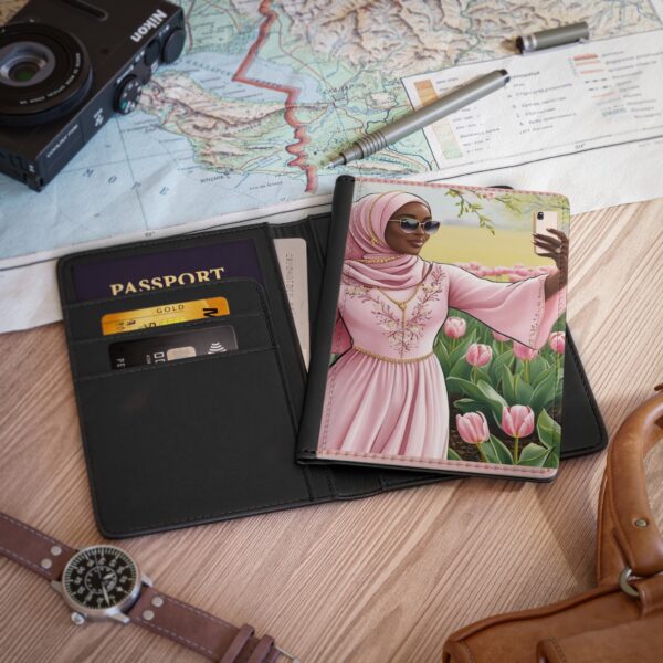 Tulips in Bloom Passport Cover  Rose Pink Travel in Style - Image 4